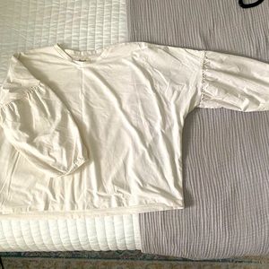 NWOT Madewell Balloon Sleeve Top